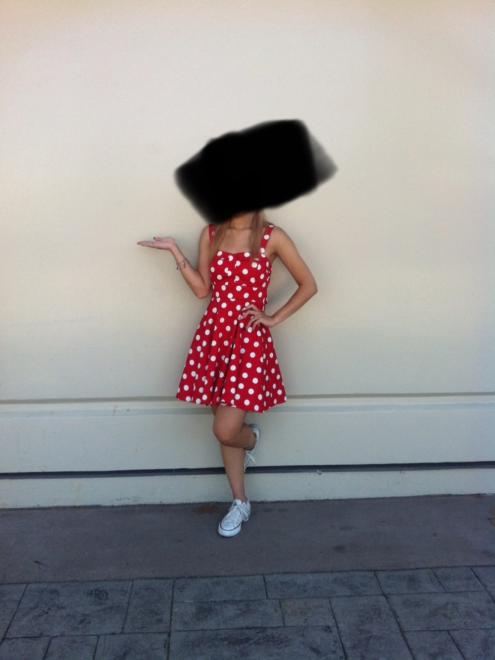 Pin Up Red Polka Dot Dress